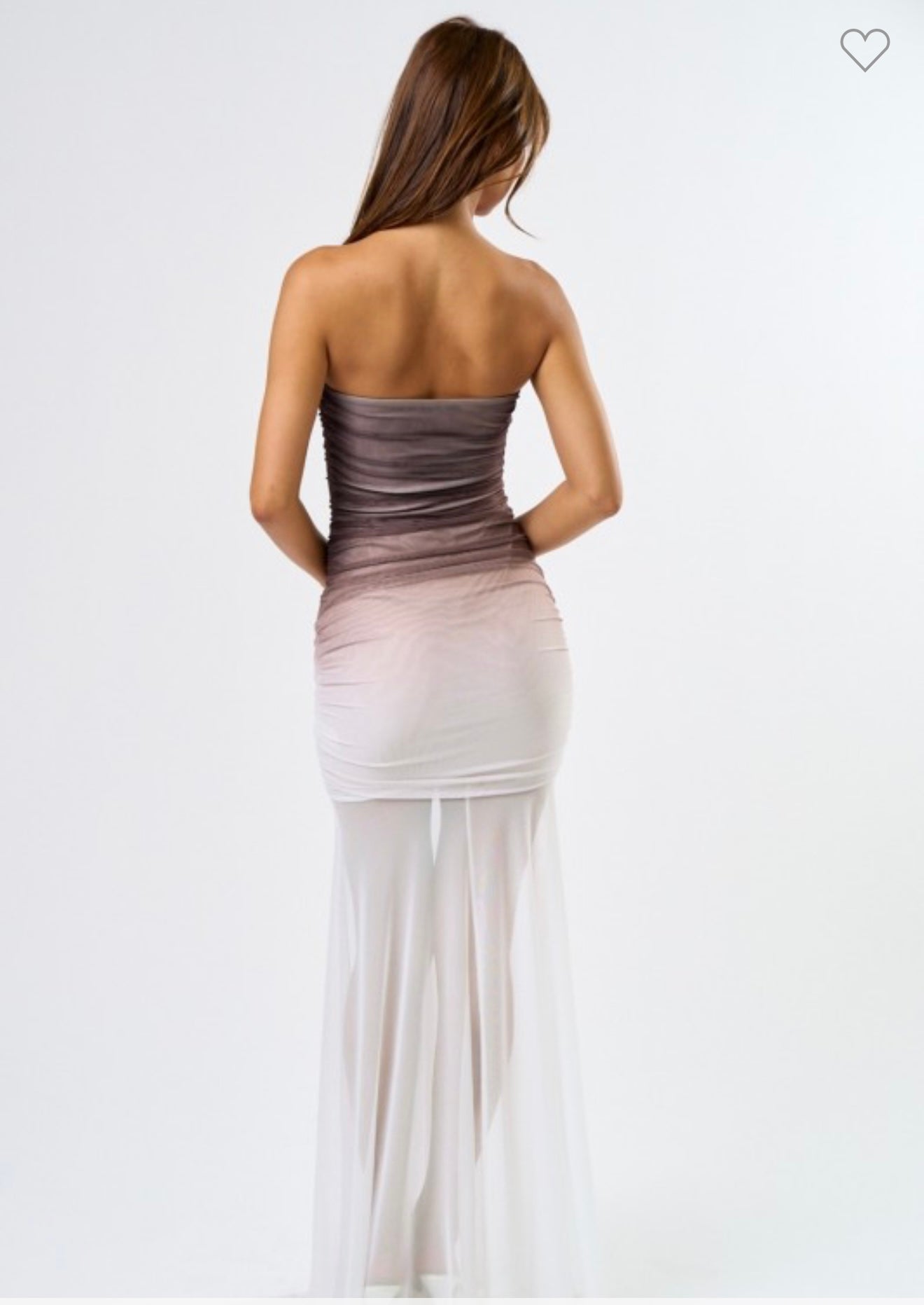 Ombre Mesh Dress