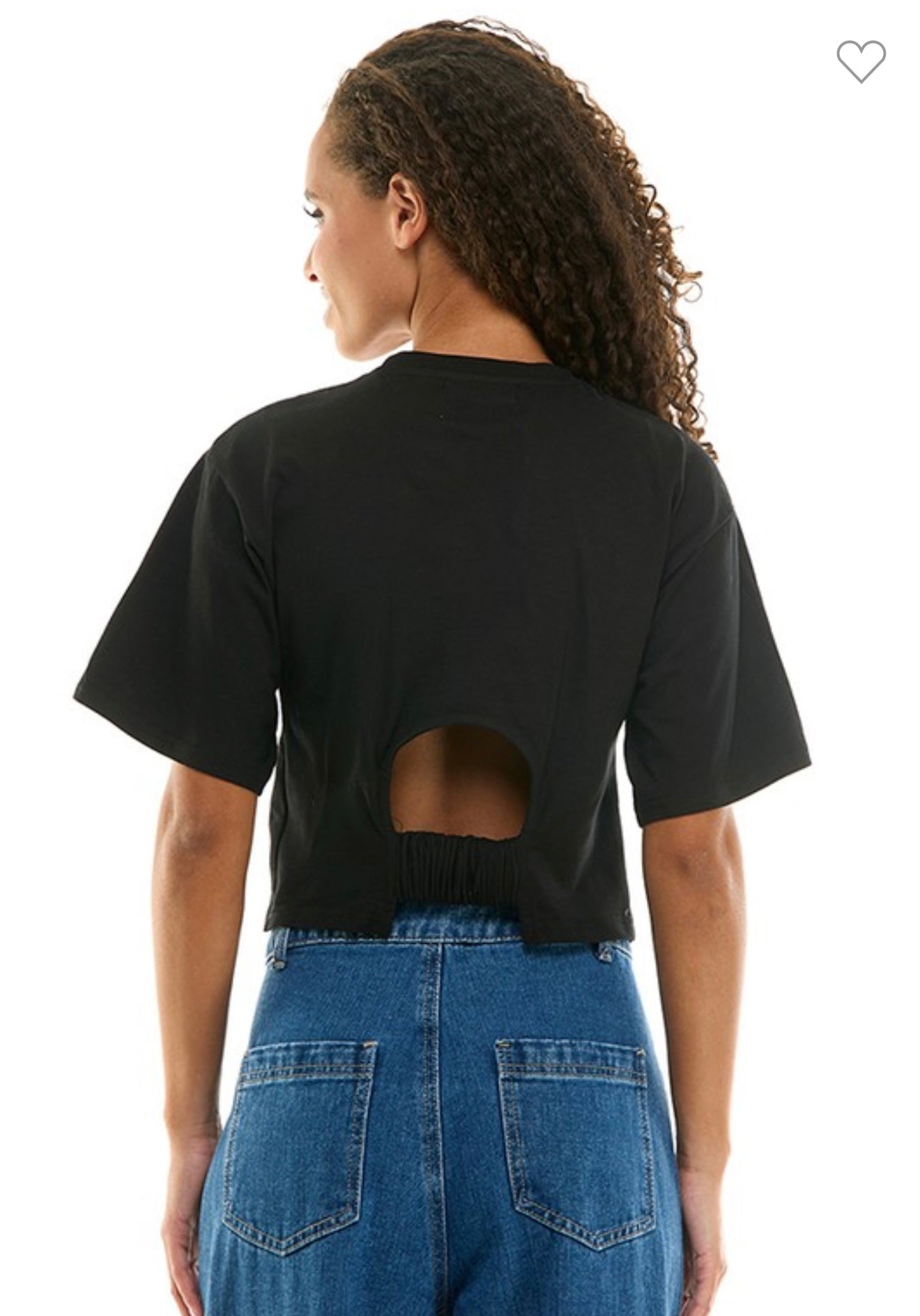Cut Out Crop Top