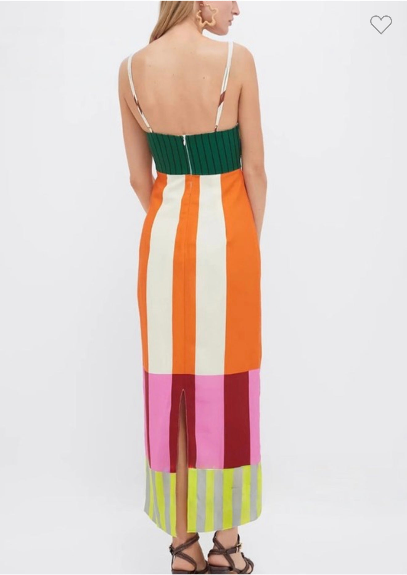 Colorblock Midi Dress