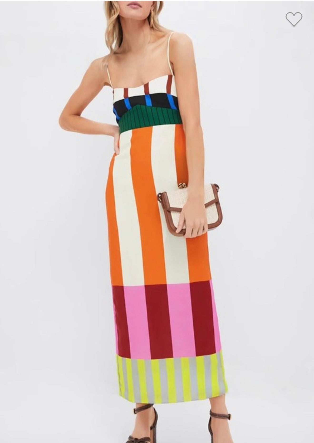 Colorblock Midi Dress