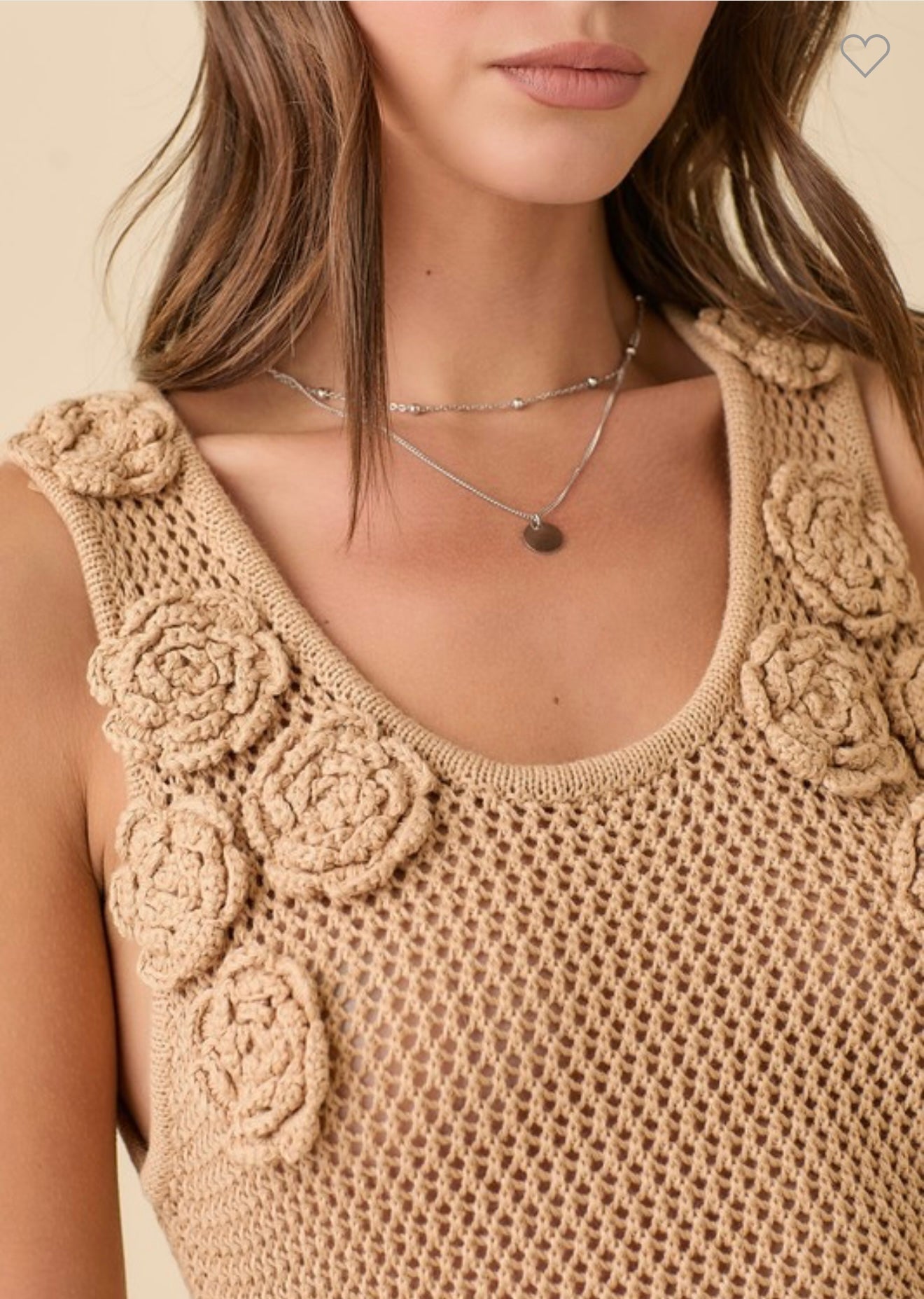 Flower Crochet Top