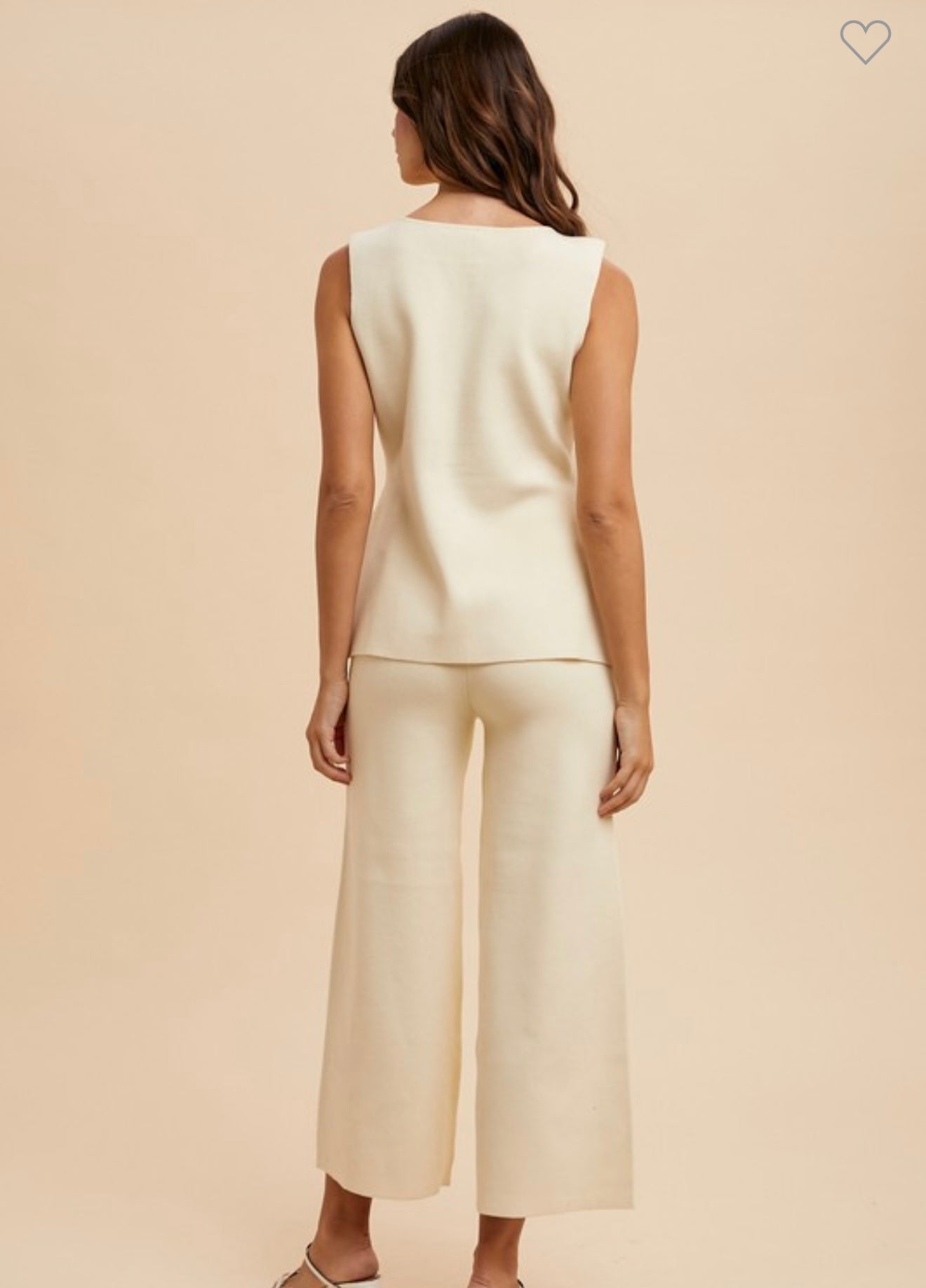 Ivory Vest Set
