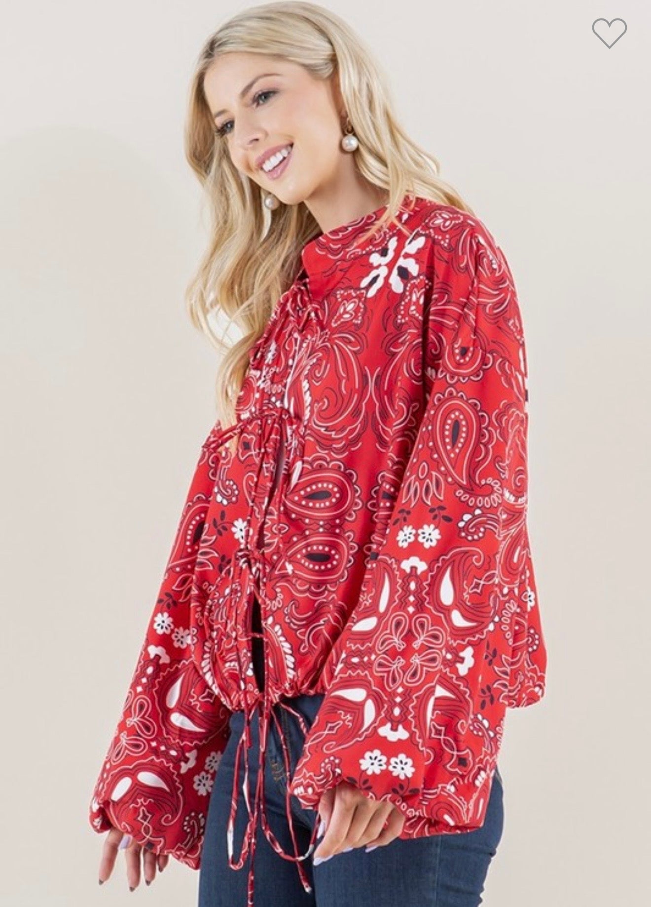 Bandana Print Jacket