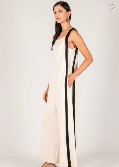 Side Stripe Jumpsuit