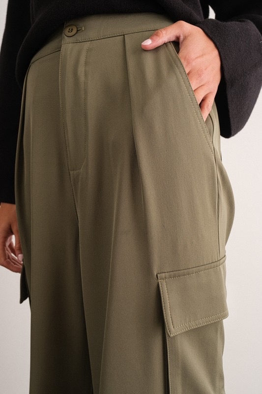 Olive Cargo Pants