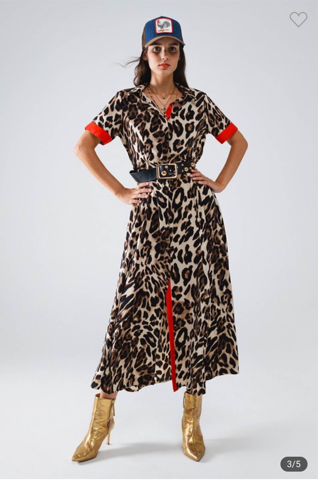 Maxi Leopard Dress