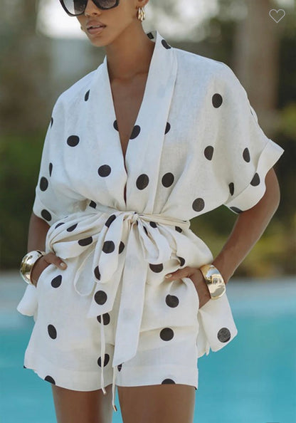 Polka Dot Short Set