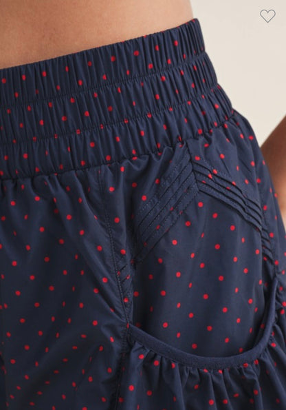Polka Dot Nylon Short