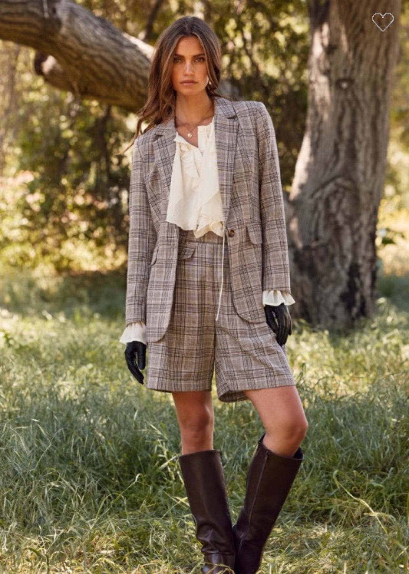 Plaid Blazer
