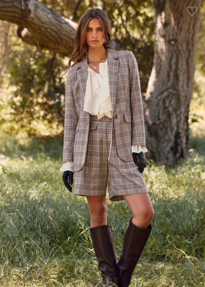 Plaid Blazer