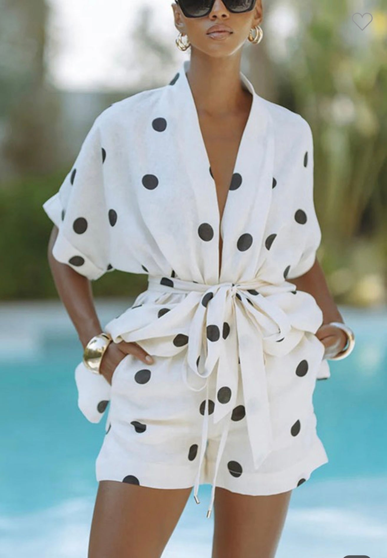 Polka Dot Short Set