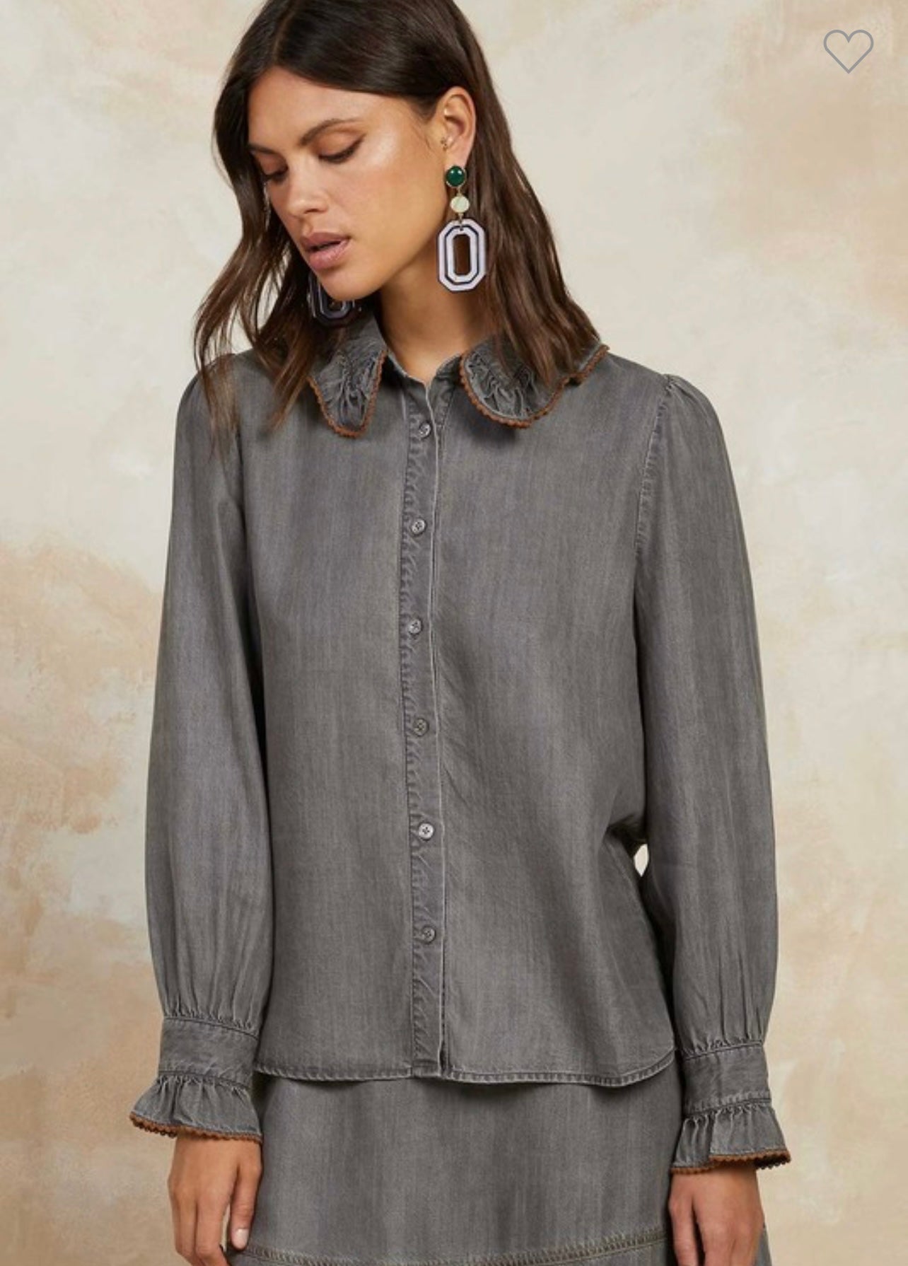 Black Chambray Shirt