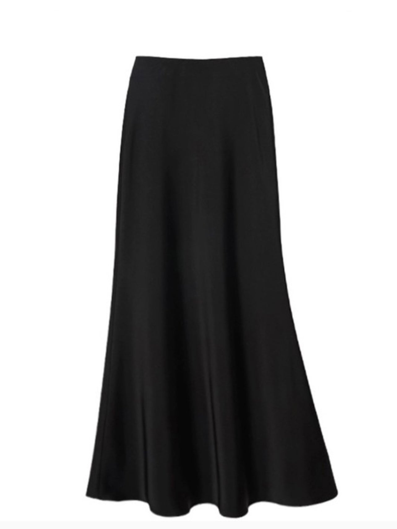 Satin Skirt - Black