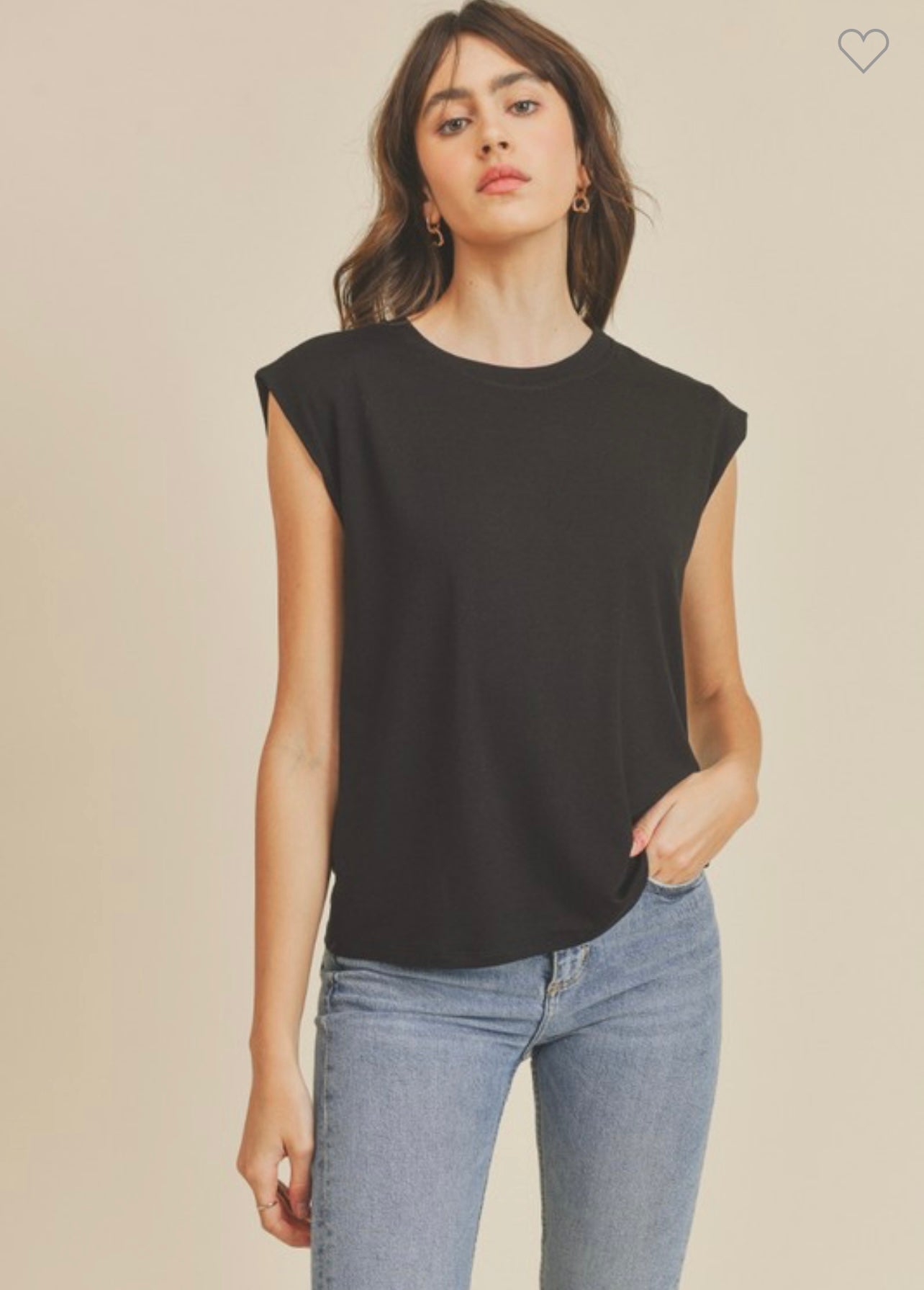 Basic Muscle Tee - Black