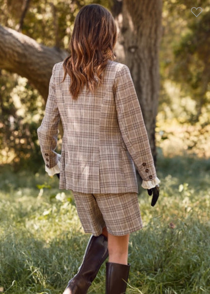 Plaid Blazer