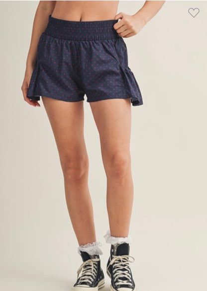 Polka Dot Nylon Short
