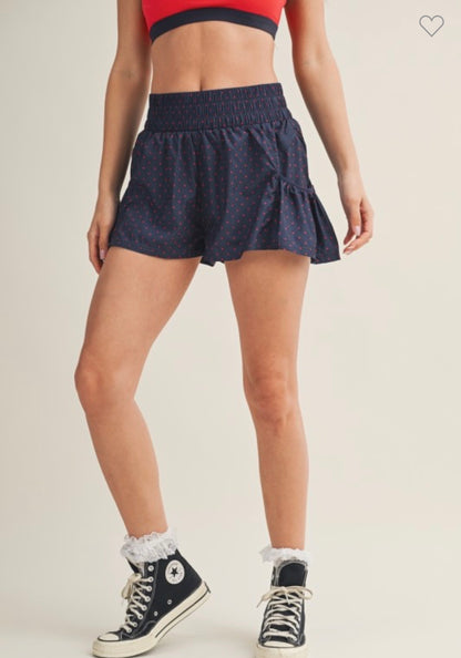 Polka Dot Nylon Short