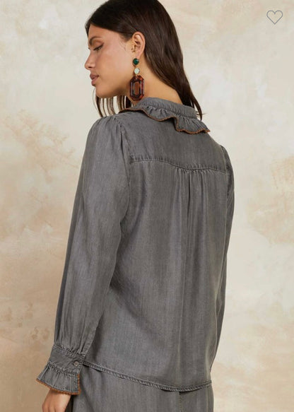 Black Chambray Shirt