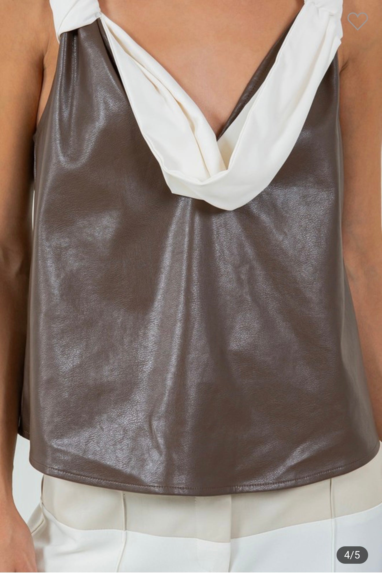 Drape Tank Top