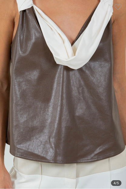 Drape Tank Top