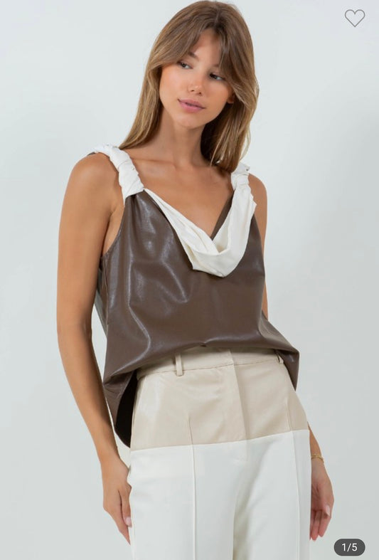 Drape Tank Top