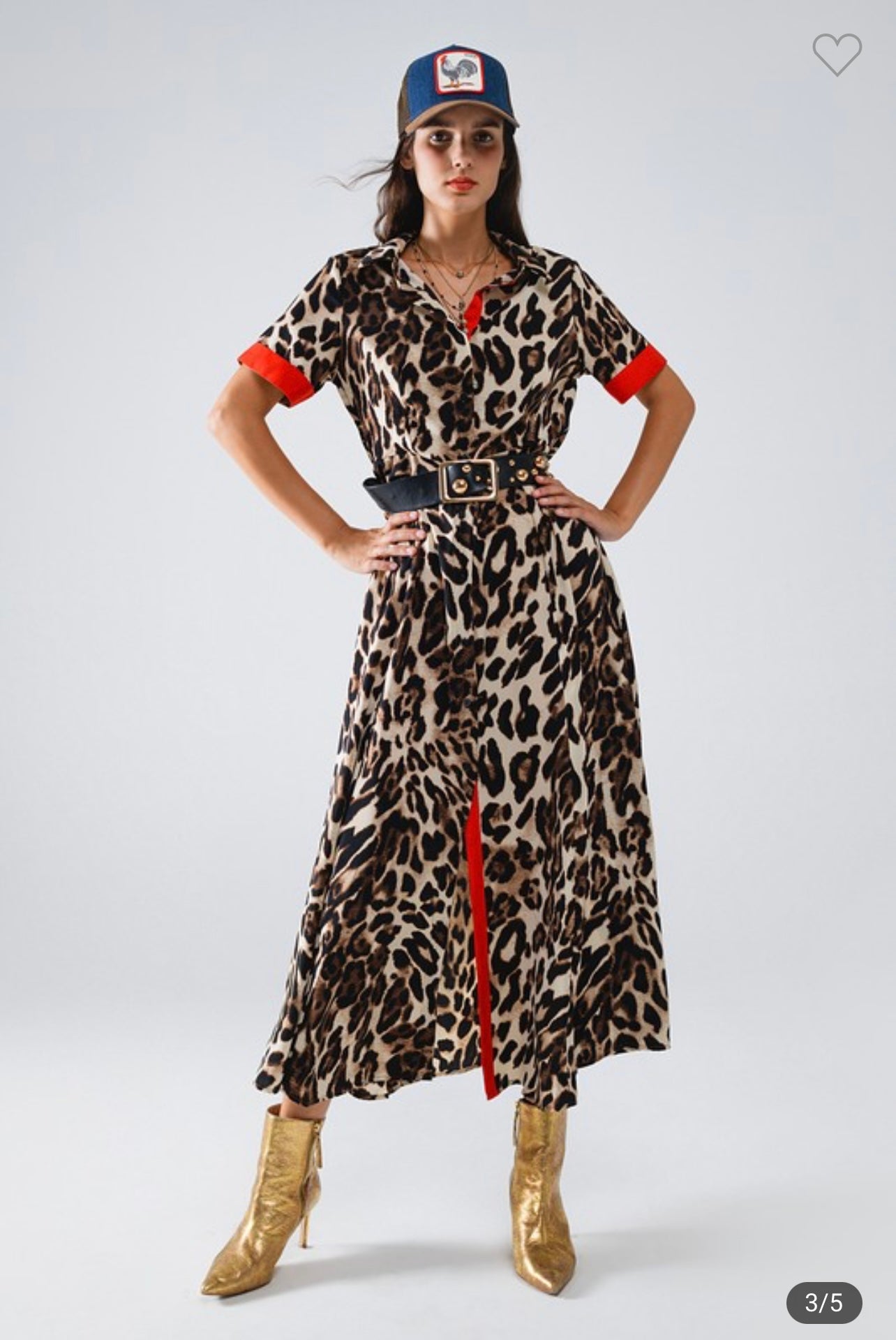 Maxi Leopard Dress