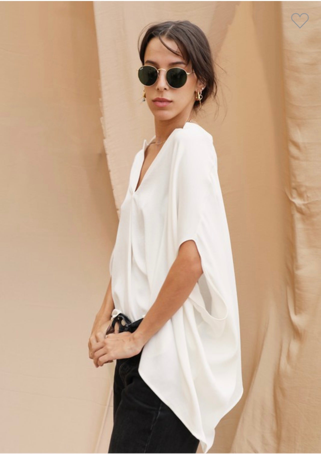 Ivory Caftan Top