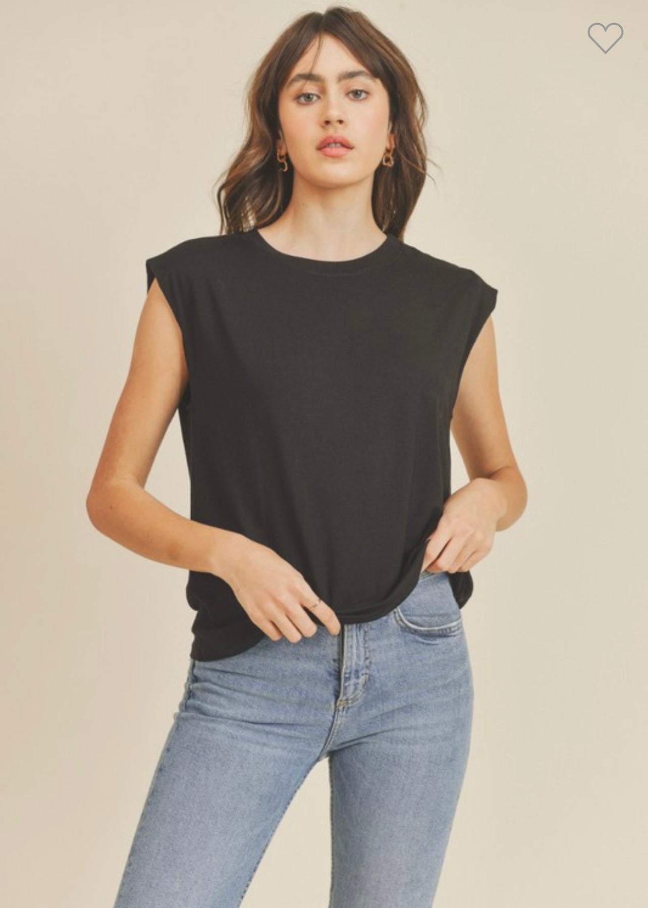 Basic Muscle Tee - Black