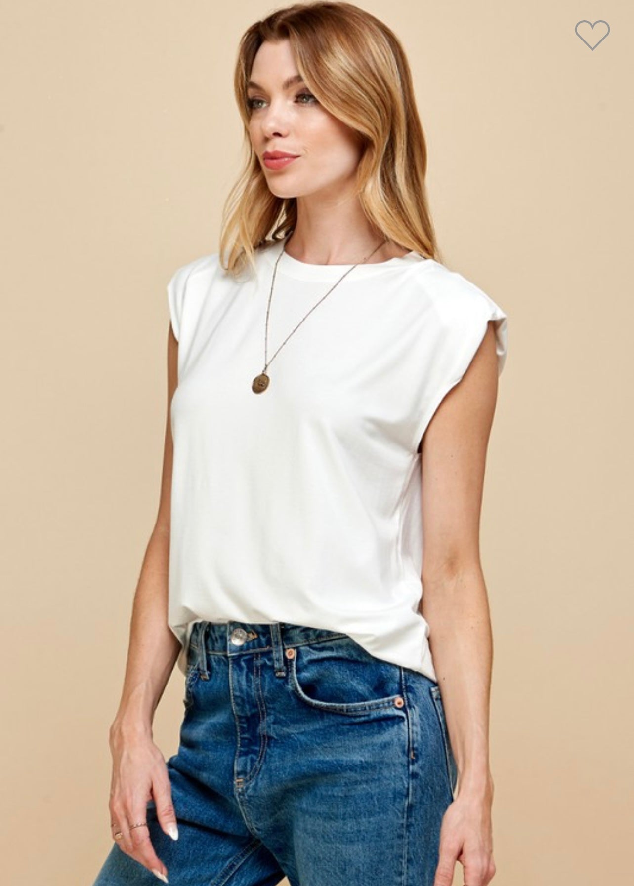 Basic Muscle Tee - White