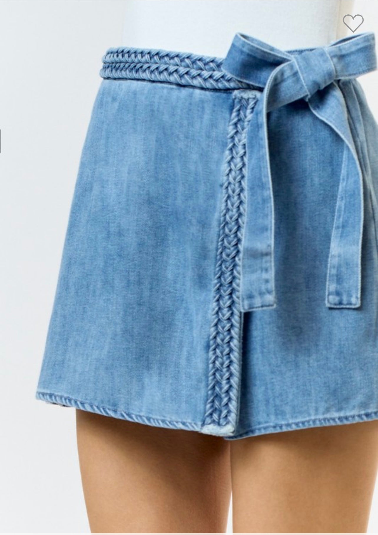 Denim Skort