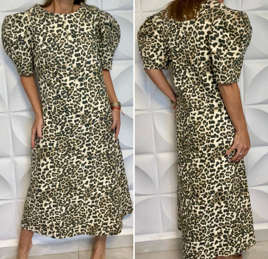 Caro Leopard Dress