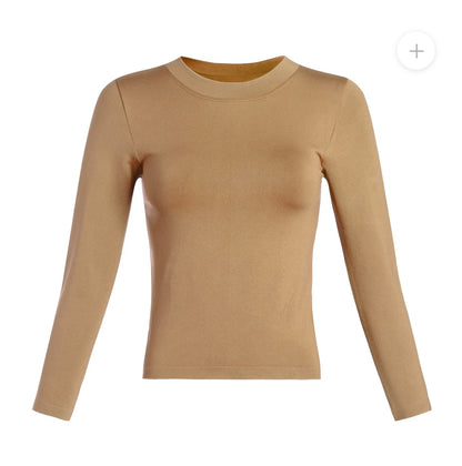 Basic Long Sleeve - Camel