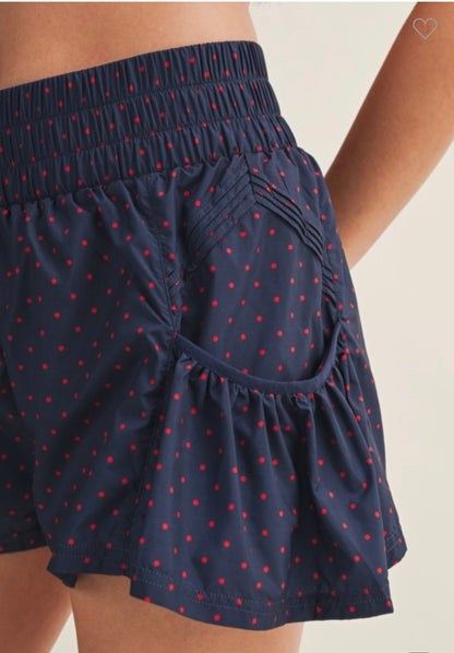 Polka Dot Nylon Short