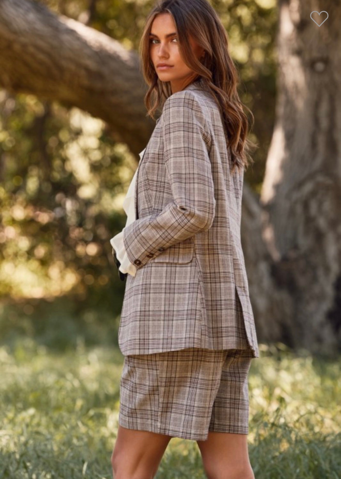 Plaid Blazer