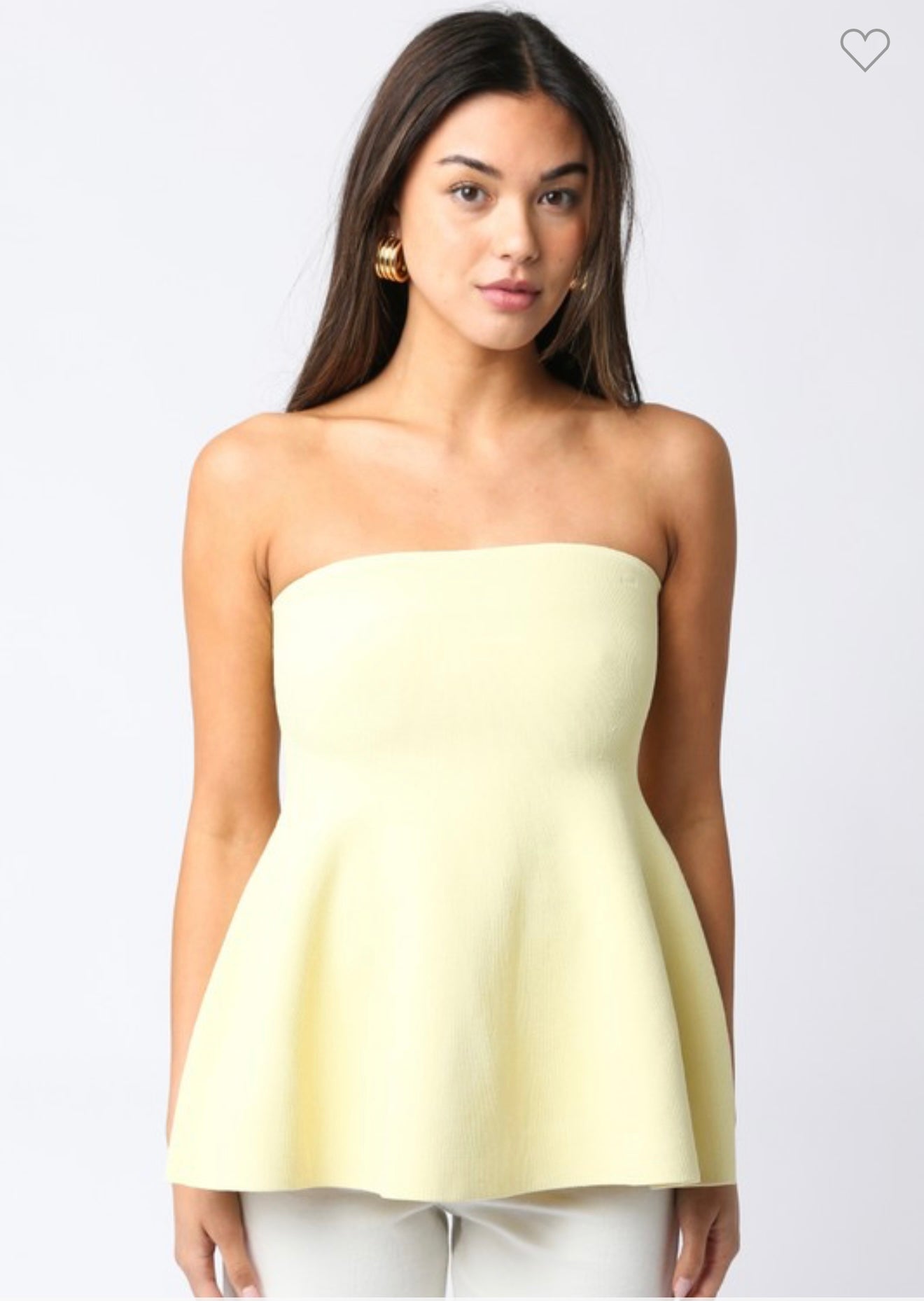 Butter Yellow Top